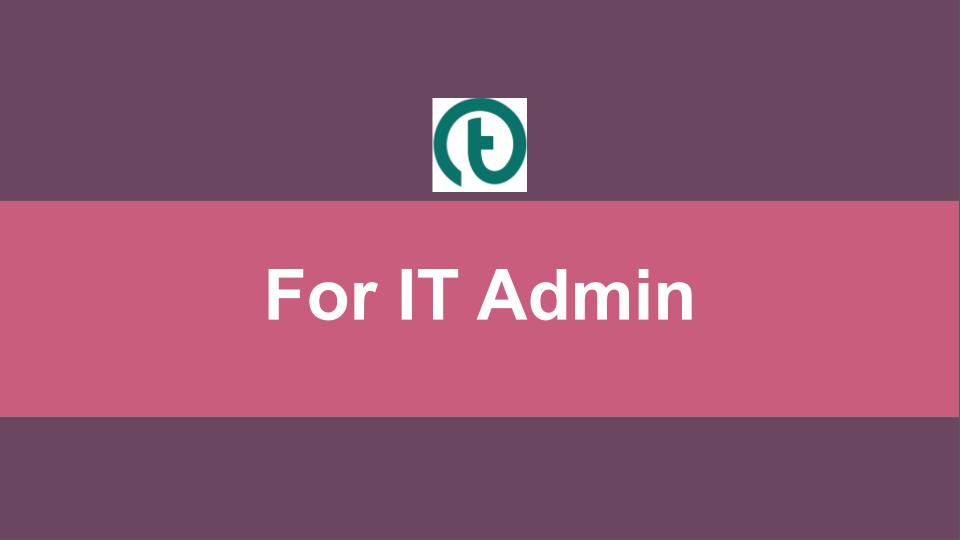 Odoo Guide 4 : For IT Admin