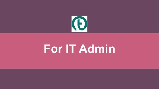 Odoo Guide 4 : For IT Admin