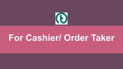Odoo Guide 3 : For Cashier, Order Takers